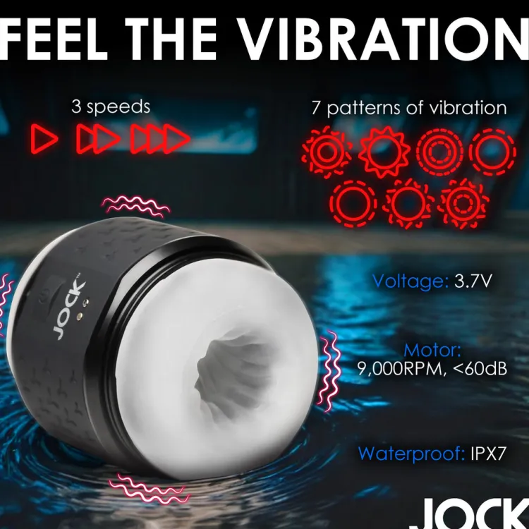 Jock Vibrating Strokers | Vibrating Masturbators>Vibrating Double Stroker