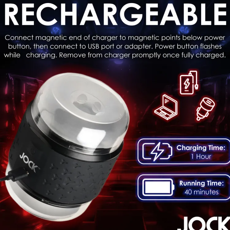 Jock Vibrating Strokers | Vibrating Masturbators>Vibrating Double Stroker