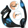 Trinity Vibes Prostate Massagers | Penis Rings>Vibrating Silicone Cock Ring and Anal Stimulator