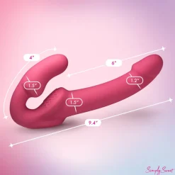 Simply Sweet Strapless Strap On Dildos><noscript><img width=