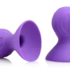 Frisky Nipple Clamps & Stimulators | Female Enhancement>Violets Silicone Nipple Suckers
