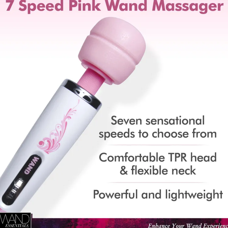 Wand Essentials Wand Massagers | Adult Massage>7-Speed Wand Massager