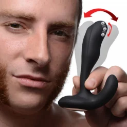 Alpha Pro Prostate Massagers | Insertable & Realistic Dildo Vibrators>7X Bendable Prostate Stimulator with Stroking Bead