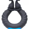Trinity Vibes Penis Rings | Cock Ring Vibrators>10X Cobra Dual Stimulation Silicone Cock Ring