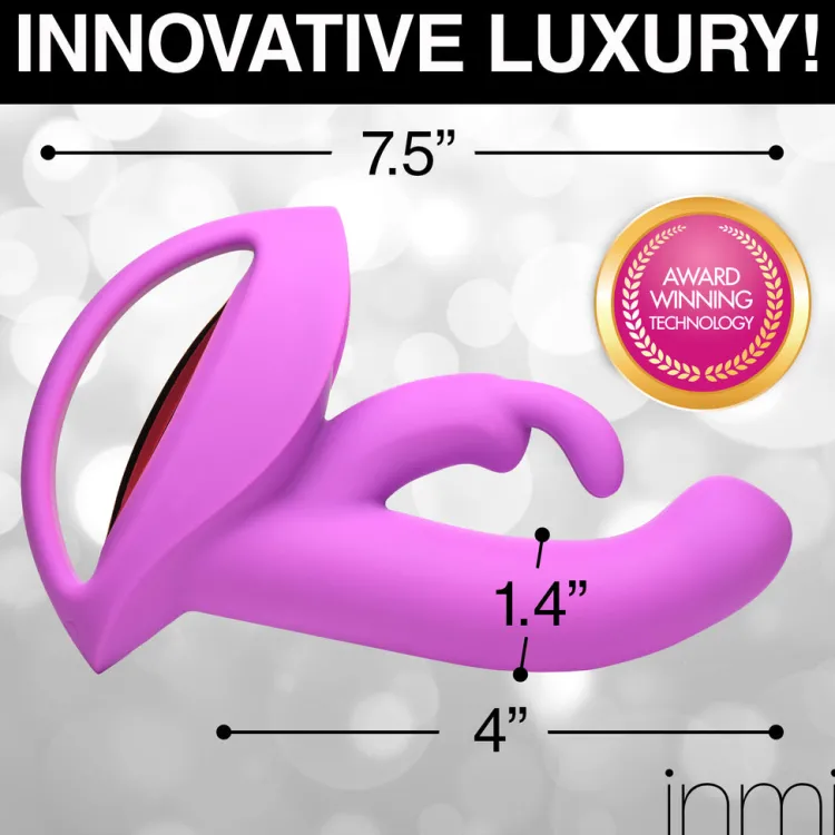 Inmi Luxury Toys | Insertable & Realistic Dildo Vibrators>12X Come-Hither Rocker Silicone Vibrator