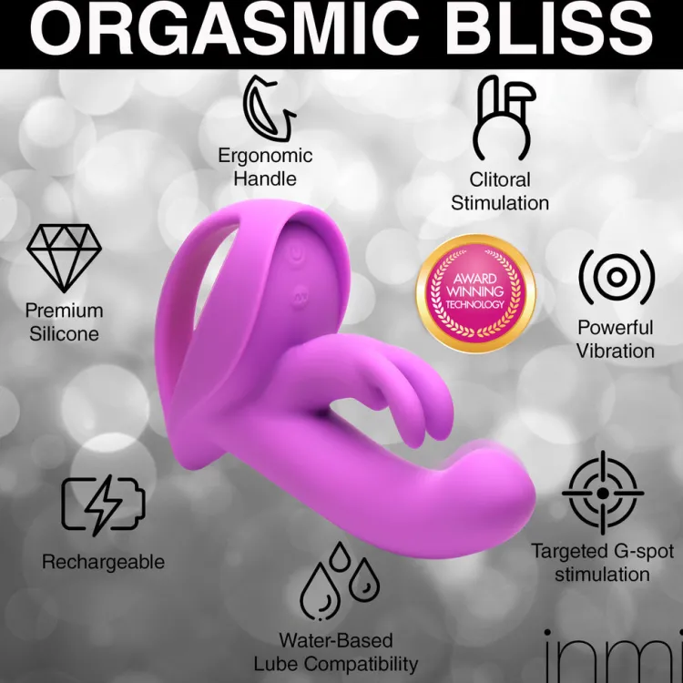 Inmi Luxury Toys | Insertable & Realistic Dildo Vibrators>12X Come-Hither Rocker Silicone Vibrator
