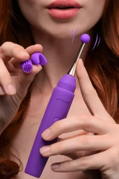 Inmi Silicone Vibrators | Unique Vibrators>10X En Pointe Silicone Pinpoint Teaser with Attachments