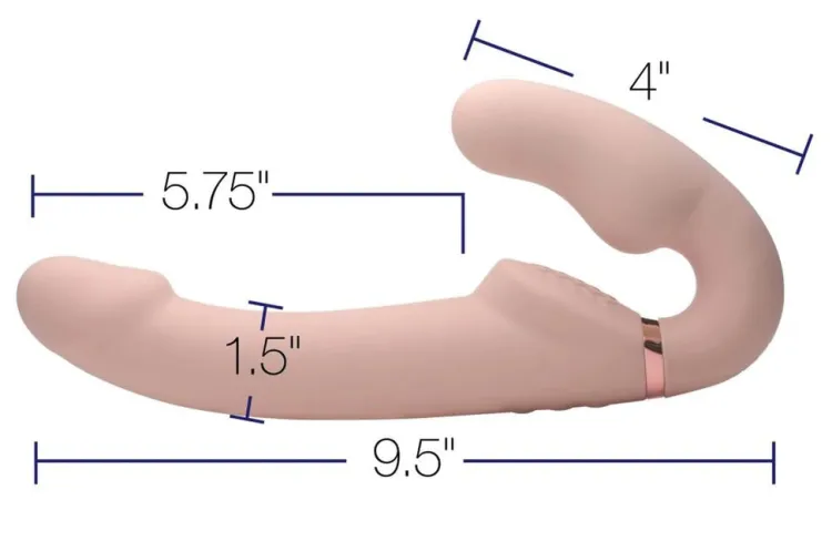 Strap U Anal Pegging Toys | Strap-On Vibrators>10X Evoke Ergo Fit Strapless Strap On