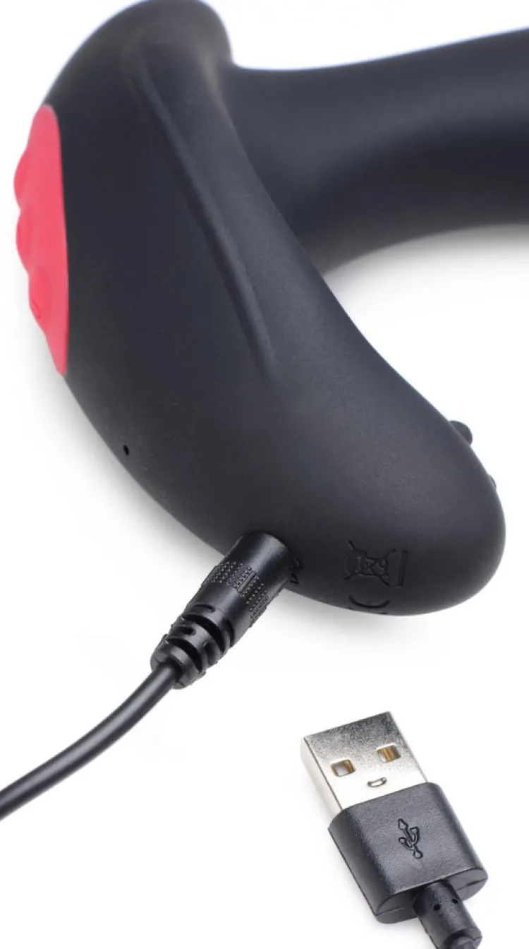 Swell Vibrating Butt Plugs | Prostate Massagers>10X Inflatable and Vibrating Silicone Prostate Plug