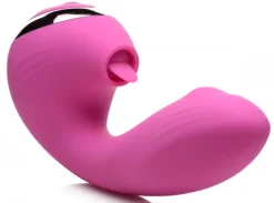 Inmi Insertable & Realistic Dildo Vibrators | G-Spot Vibrators>10X Licking G-Throb Rechargeable Silicone Vibrator