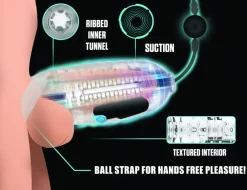 LoveBotz Automatic & Hands-Free Masturbators | Vibrating Strokers>19X Mini Handheld Milker