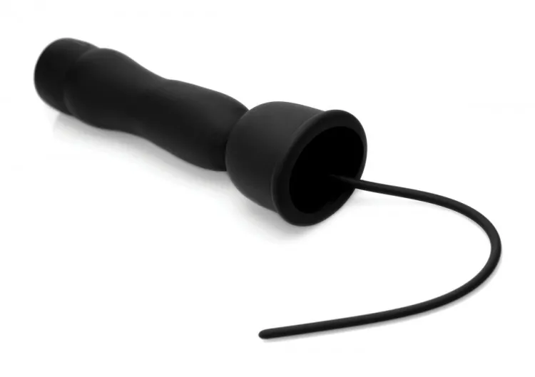 Trinity Vibes Silicone Vibrators | Rechargeable Vibrators>16X Penis Head Teaser with Urethral Sound