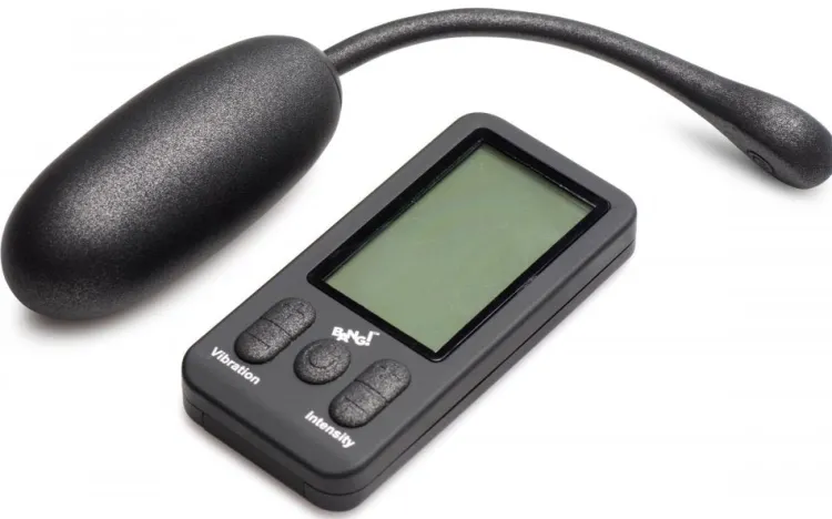 Bang Bullet & Egg Vibrators | App Controlled & Remote Vibrators>25X Platinum Series Plush Egg with Digital Remote Control