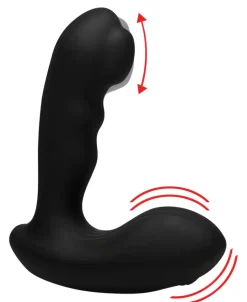 Alpha Pro Prostate Massagers | Insertable & Realistic Dildo Vibrators>7X P-Milker Silicone Prostate Stimulator with Milking Bead