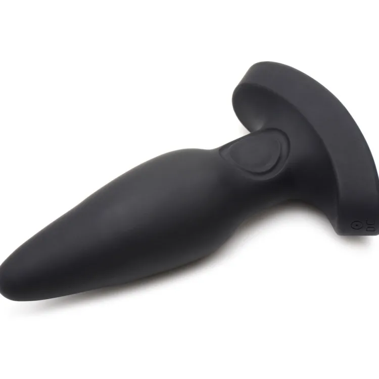 Thunderplugs Vibrating Butt Plugs | Butt Plugs>25X Pulsing and Vibrating Silicone Plug with Remote