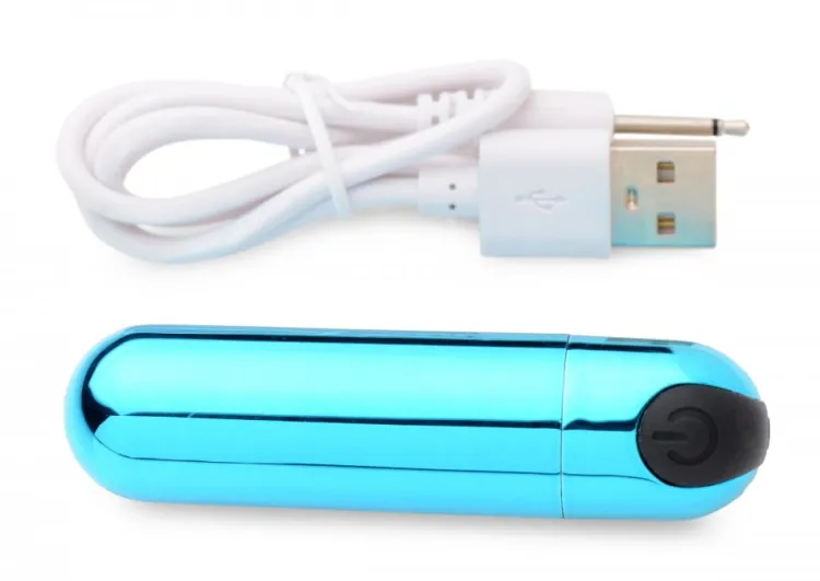 Bang Travel Essentials | Bullet & Egg Vibrators>10X Rechargeable Vibrating Metallic Bullet