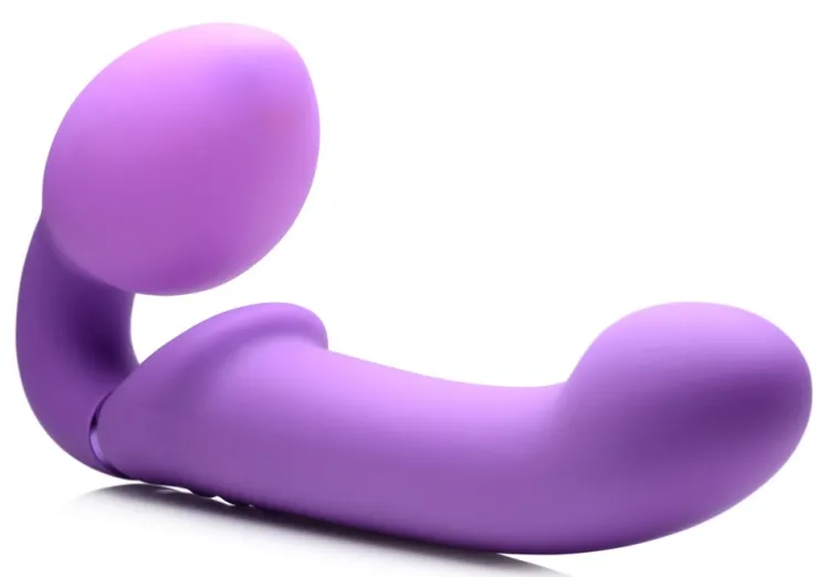 Strap U Luxury Toys | Anal Pegging Toys>10X Remote Control Ergo-Fit Clit Pulse Inflatable and Vibrating Strapless Strap-on