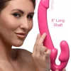 Strap U Luxury Toys | Anal Pegging Toys>7X Revolver Slim 8 inch Vibrating Strapless Strap-on