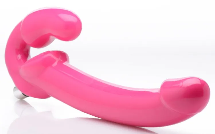 Strap U Luxury Toys | Anal Pegging Toys>7X Revolver Slim 8 inch Vibrating Strapless Strap-on