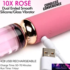 Prisms Erotic Glass Dual Penetration Vibrators | Silicone Vibrators><noscript><img width=