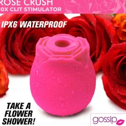 gossip Starter Bdsm & Bondage Kits | Silicone Vibrators>10X Rose Silicone Clitoral Stimulator