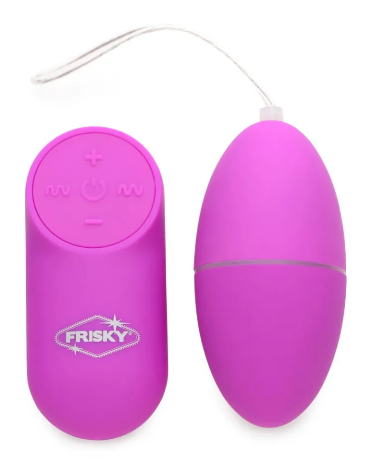 Frisky Bullet & Egg Vibrators | App Controlled & Remote Vibrators>28X Scrambler Vibrating Egg with Remote Control