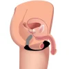 Trinity Vibes Unique Anal Toys | Prostate Massagers>7X Silicone Prostate Plug with Ball Stretcher and Remote