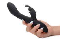 Curve Toys Insertable & Realistic Dildo Vibrators | Rabbit & Dual Stimulation Vibrators>10X Silicone Rabbit Vibrator