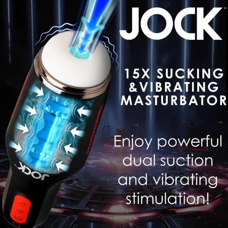 Jock Automatic & Hands-Free Masturbators | Unique Vibrators>15X Sucking & Vibrating Masturbator