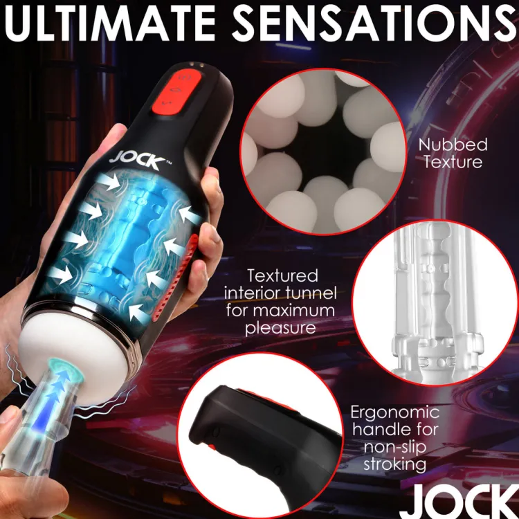Jock Automatic & Hands-Free Masturbators | Unique Vibrators>15X Sucking & Vibrating Masturbator