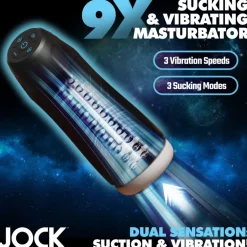 Jock Automatic & Hands-Free Masturbators | Unique Vibrators>9X Sucking and Vibrating Masturbator