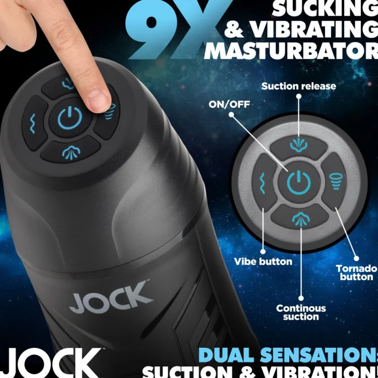 Jock Automatic & Hands-Free Masturbators | Unique Vibrators>9X Sucking and Vibrating Masturbator