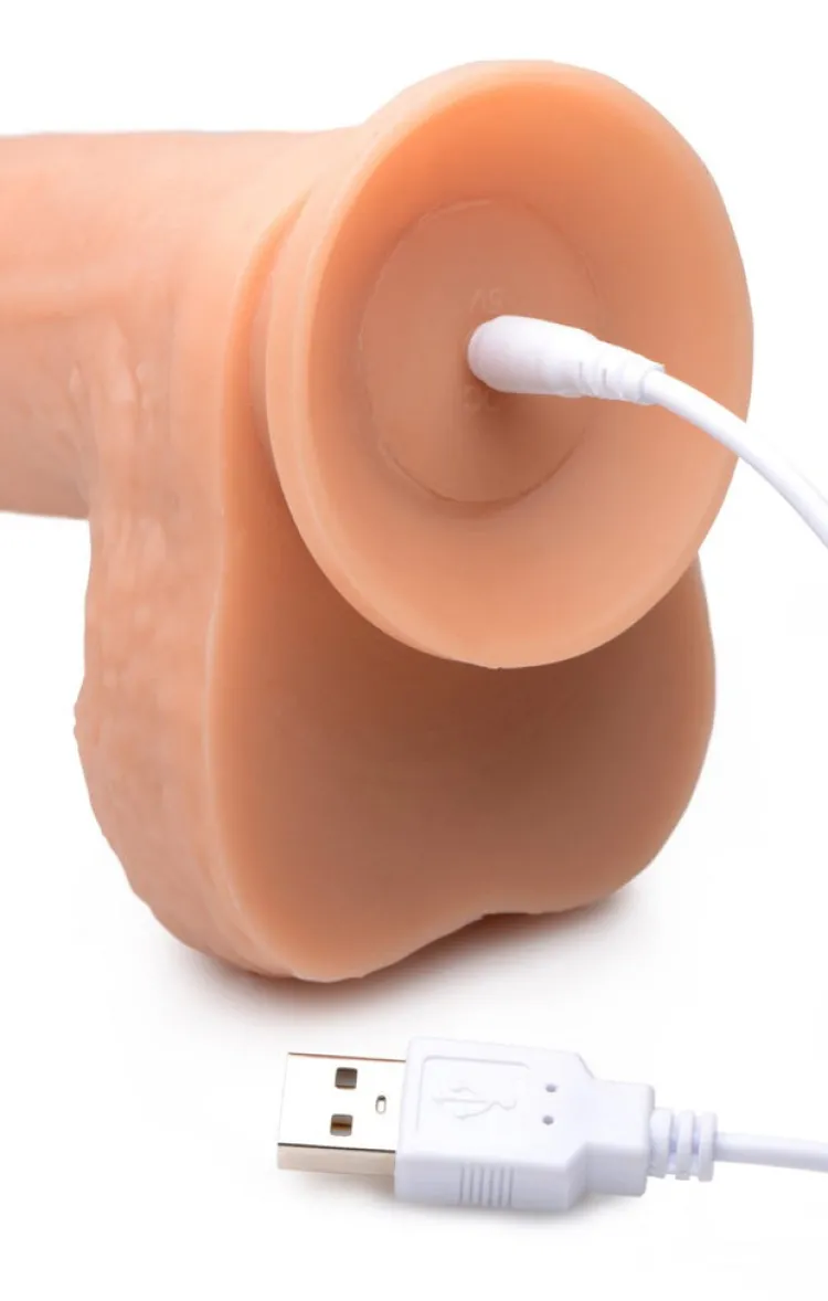Strap U Ultra Realistic Sex Toys | Luxury Toys>7X Thrusting & Vibrating Realistic Dildo