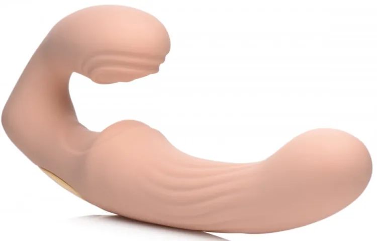Strap U Anal Pegging Toys | Strapless Strap On Dildos>15X U-Pulse Pulsing & Vibrating Strapless Strap-On w/ Remote