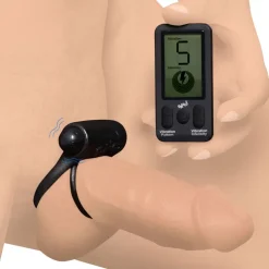 Bang Travel Essentials | Cock & Ball Devices>25X Vibrating Silicone Cock Ring with Remote Control