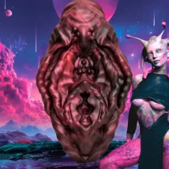 Creature Cocks Clitoral Vibrators>Xeno Pussy Vulva Silicone Grinder