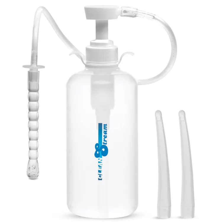 Clean Stream Anal Douches & Enemas>XL Enema Bottle with 3 Attachments